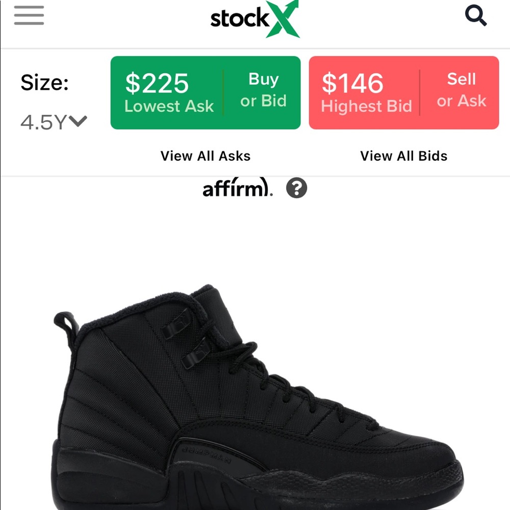 Black fully insulated rare Jordan’s